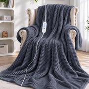 AEPINBH Flannel & Sherpa Electric Heated Blanket