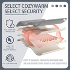 AEPINBH Soft Checked Flannel Electric Heated Blanket