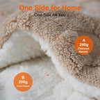AEPINBH Soft Checked Flannel Electric Heated Blanket